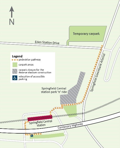 Springfield Central station park 'n' ride changes